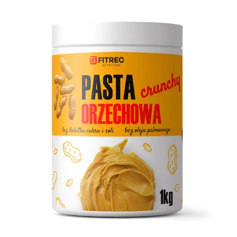 Fitrec Pasta Orzechowa G Crunchy