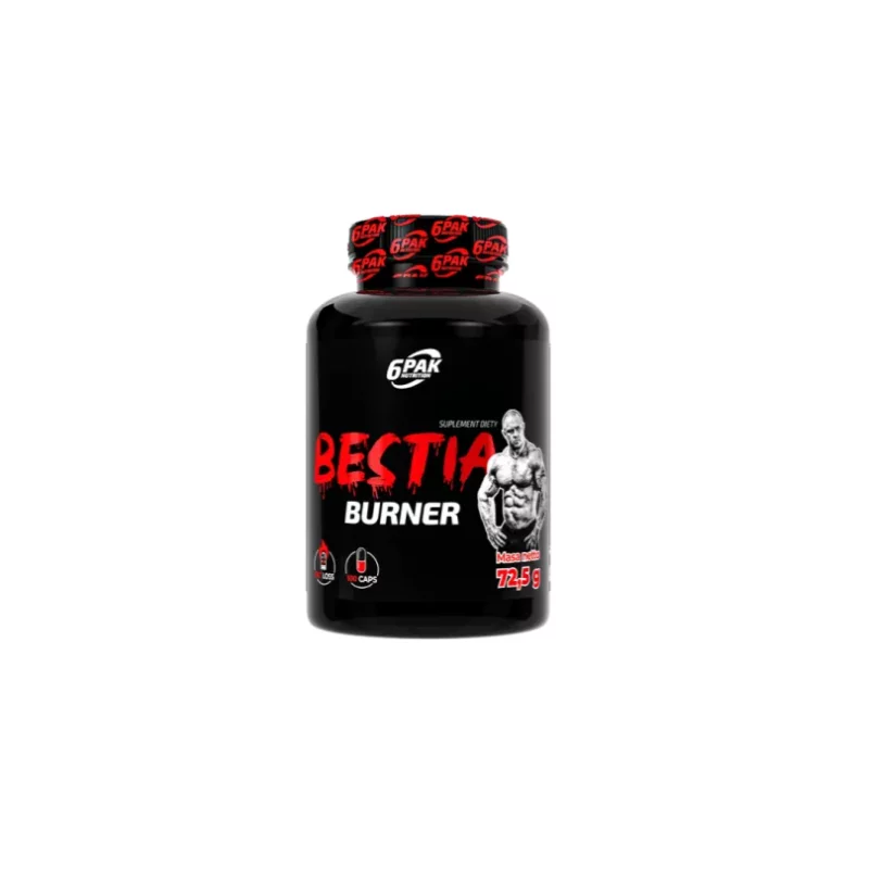 6PAK Bestia Burner - 100 kaps.