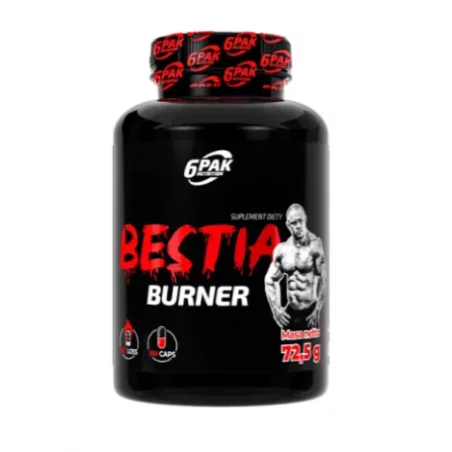 6PAK Bestia Burner - 100 kaps.