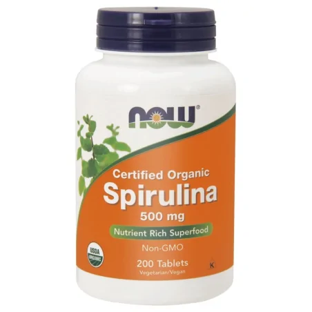 Now Foods Spirulina 500 mg 100% Natural - 200 Tabs