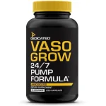 Dedicated Vaso Grow - 250 kaps. [9 mocnych składników na pompę!]