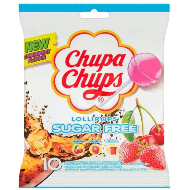 Lizaki Chupa Chups Sugar Free - Bag 10x11g