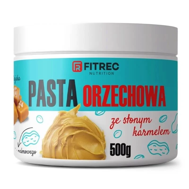 FITREC Pasta orzechowa ze słonym karmelem 500 g