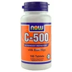 Now Foods C-500 with Rose Hips - 100kap.