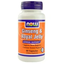 Now Foods Ginseng & Royal Jelly - 90 Caps