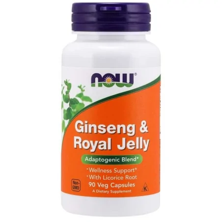 Now Foods Ginseng & Royal Jelly - 90 Caps