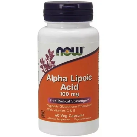 NOW Foods Alpha Lipoic Acid 100mg 60kaps.