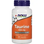 Now Foods Taurine 500 mg - 100 kapsułki