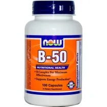 Now Foods Vitamin B-50 - 100 tabl.
