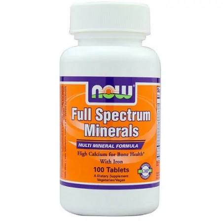 NOW Foods Full Spectrum Minerals - 100 tab.