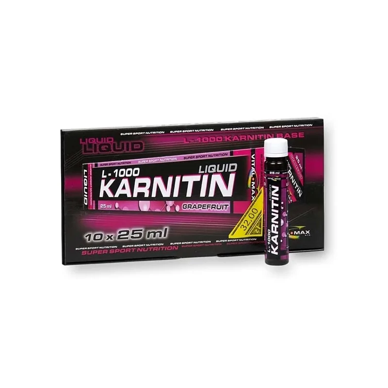 Vitalmax L-Karnitin 1000 Liquid - 10 amp.