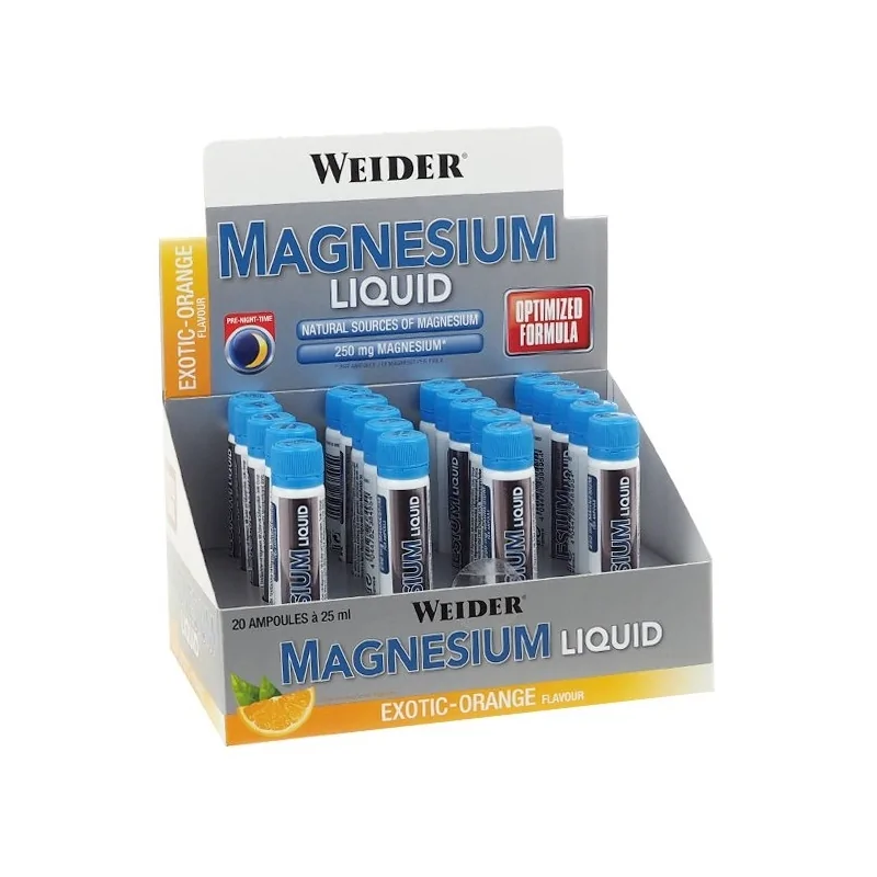 Weider Magnesium Liquid 20 amp x 25ml