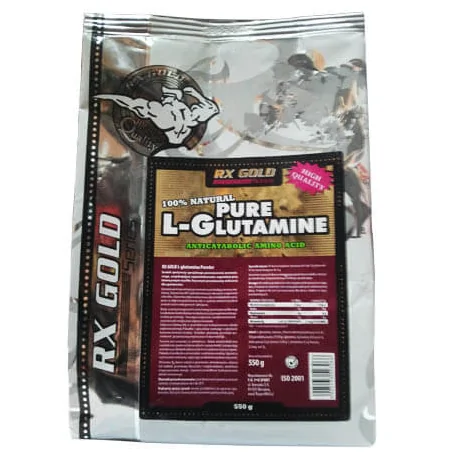 RX GOLD Pure L-Glutamine 500 g
