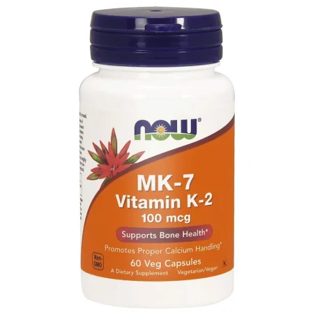 Now Foods Vitamin K-2 MK7 100mcg - 60 kaps.