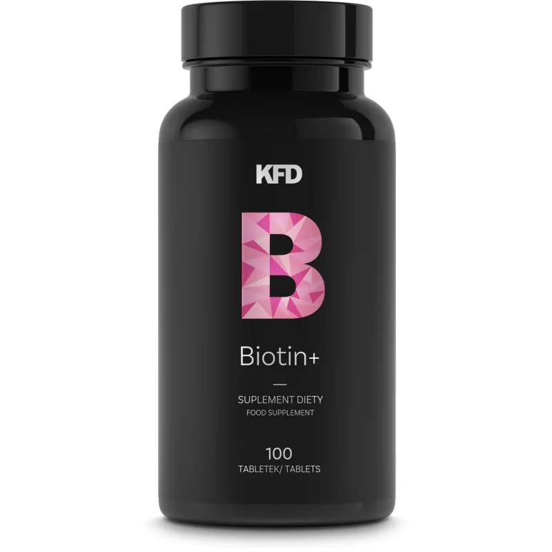 KFD Biotin Complex - 100 tabl. (Biotyna, Cynk, Selen, Kwas foliowy, Ekstrakt z bambusa)