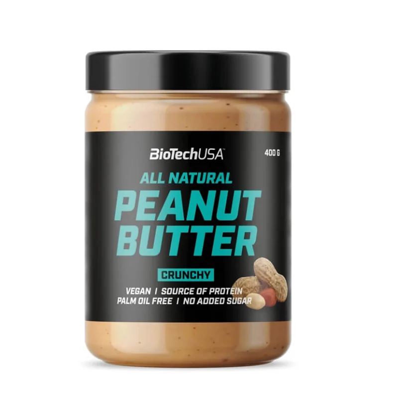 Bio Tech Peanut Butter 400 g - CRUNCHY