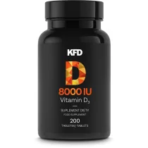 KFD Vitamin D3 8000 IU - 200 tabl. (witamina D3)