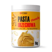 FITREC Pasta orzechowa 1000g - Crunchy