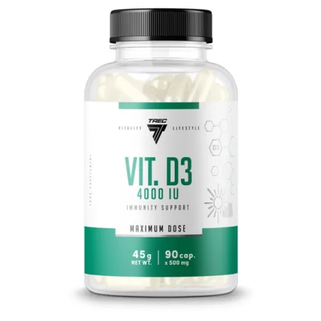 TREC Vitality Vitamin D3 4000IU - 90 kaps.