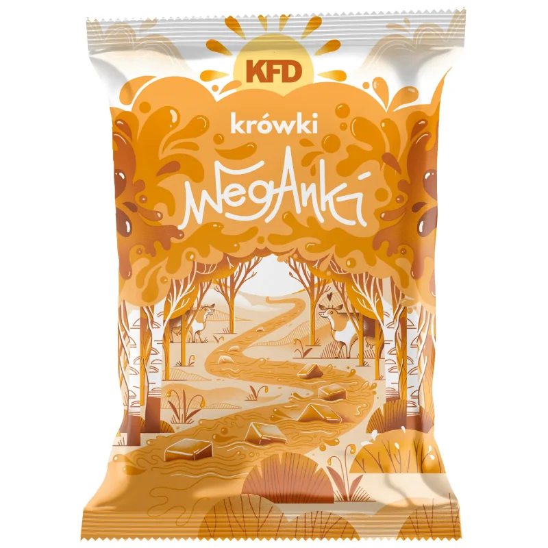 KFD Krówki Weganki - 150 g (Ekologiczne krówki bez mleka)