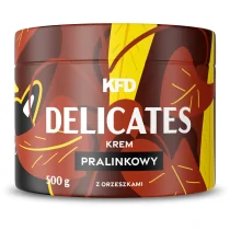 KFD Delicates - Krem Pralinkowy z kawałkami orzeszków ziemnych - 500 g