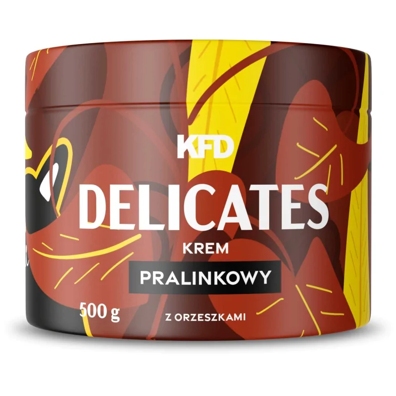 KFD Delicates - Krem Pralinkowy z kawałkami orzeszków ziemnych - 500 g