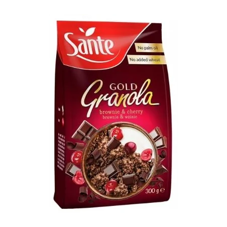 Sante Gold Granola 300g - Brownie and cherry