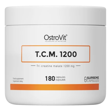 Ostrovit TCM 1200mg - 180 kaps. (jabłczan kreatyny)
