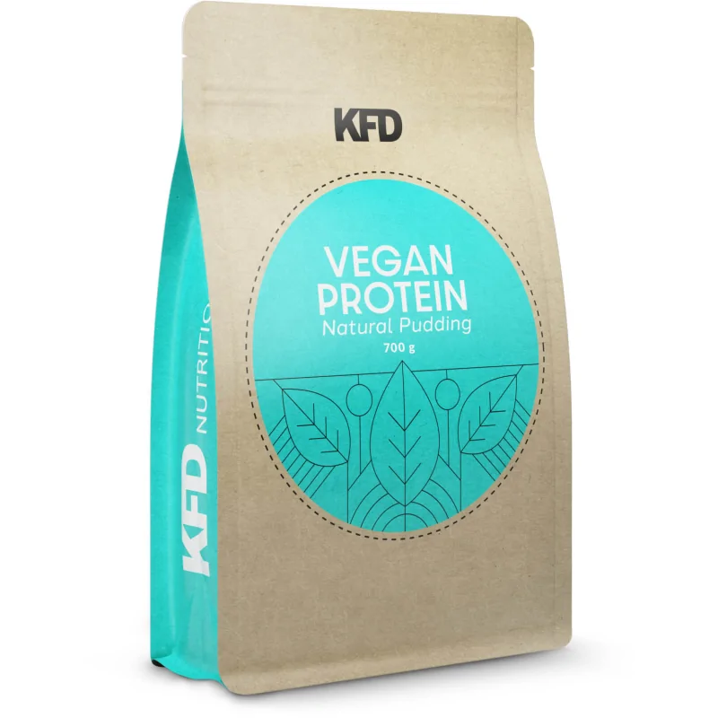 KFD Vegan Protein Natural Pudding - 700 g (białko wegańskie premium)