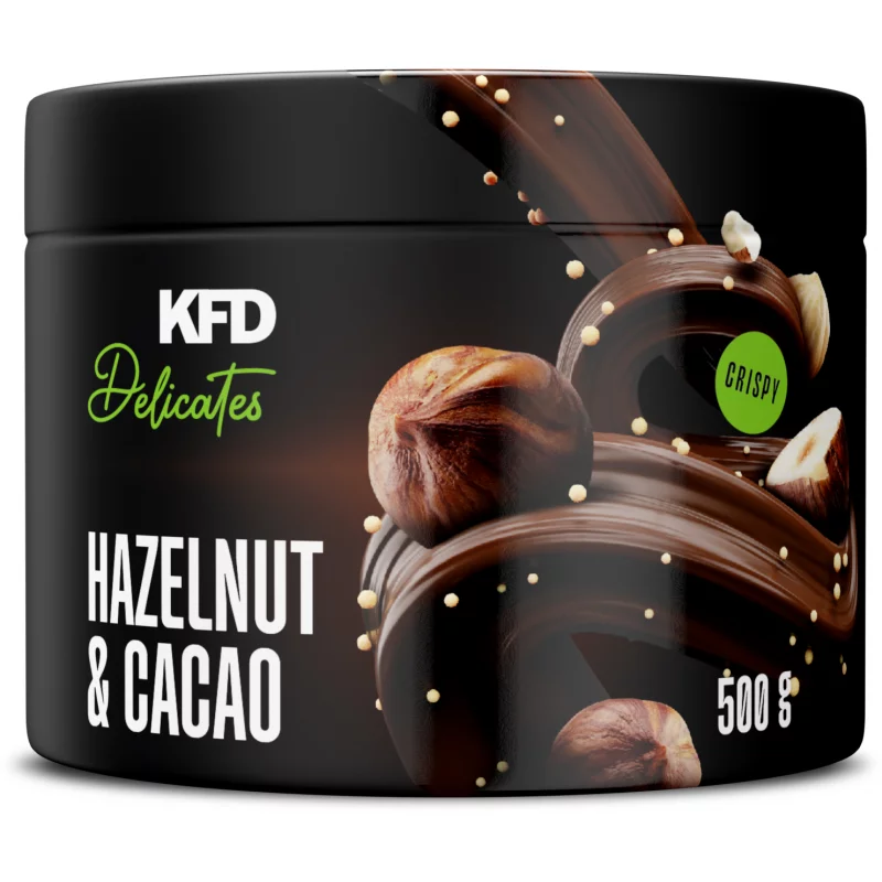 KFD Delicates - Krem Laskowy (kakaowo - orzechowy) z chrupkami – 500 g