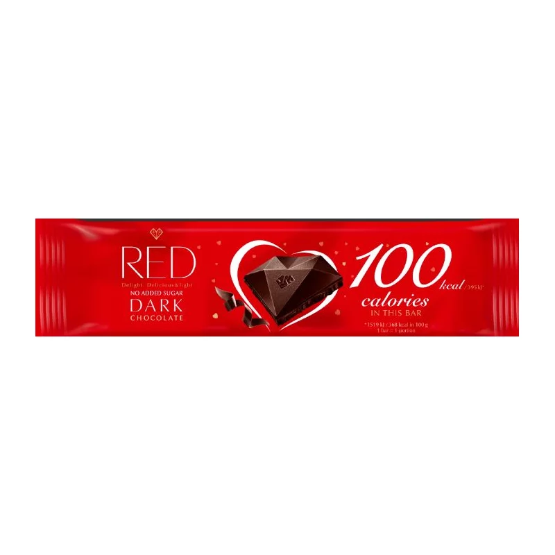 RED Czekoladka ciemna 26g (100 kalorii)