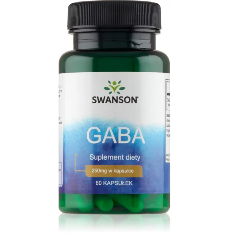 Swanson Gaba 250 mg - 60 kapsułek