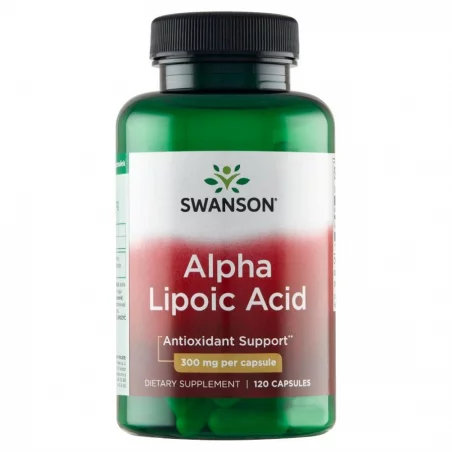 Swanson ALA Kwas Alfa Liponowy 300 mg - 120 kaps.