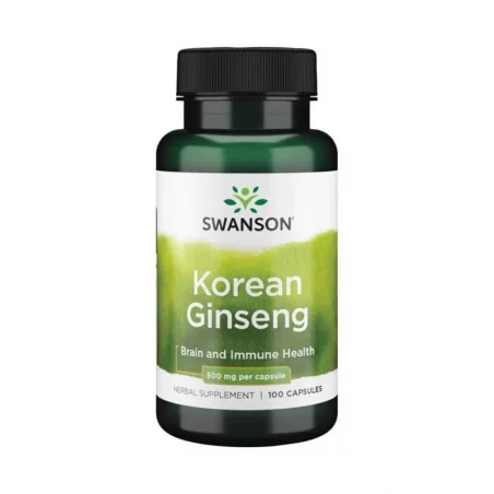Swanson Korean Ginseng 500 mg - 100 kaps.