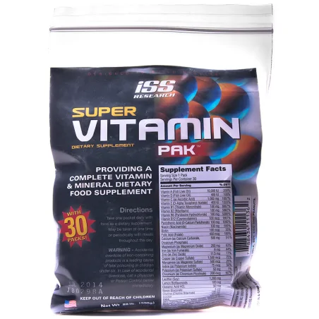 ISS Super Vitamin Pak 30 pak. (2xmocniej niż Animal Pak)