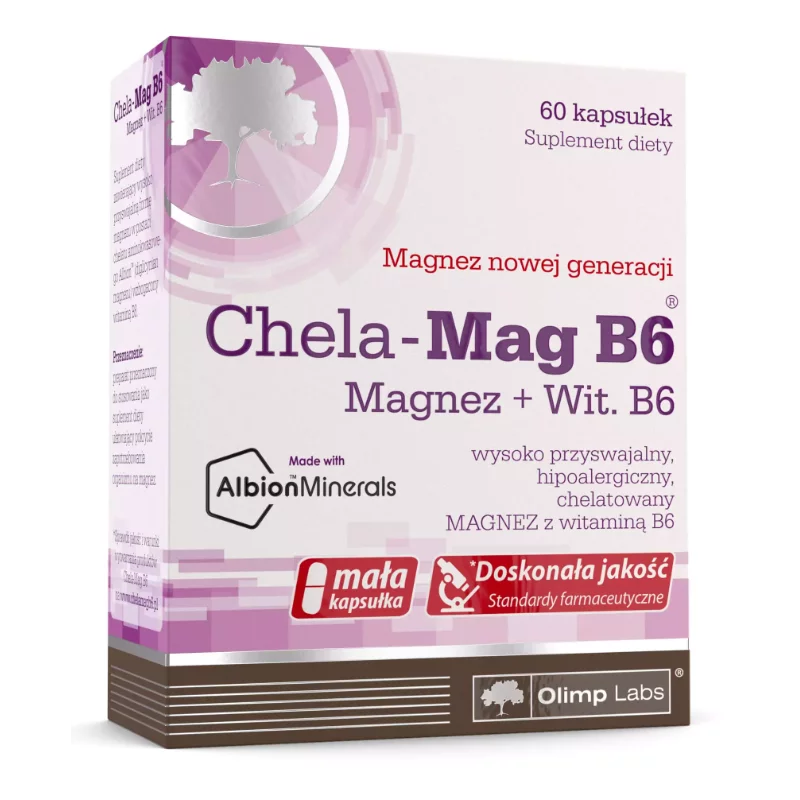 OLIMP Chela Mag B6 100mg - 60 kaps.