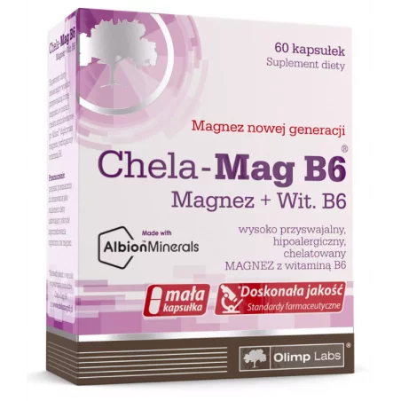 OLIMP Chela Mag B6 100mg - 60 kaps.