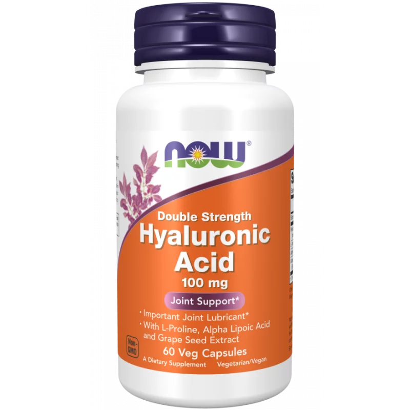 Now Foods Hyaluronic Acid 100 mg - 60 kaps.