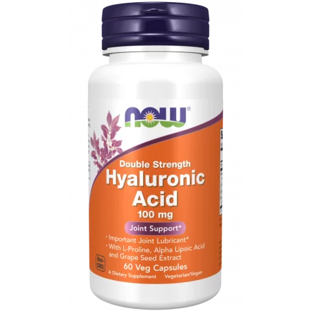 Now Foods Hyaluronic Acid 100 mg - 60 kaps.