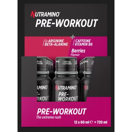 Nutramino Pre-Workout Shot 60 ml (krótka data ważności - 24.09.2024)