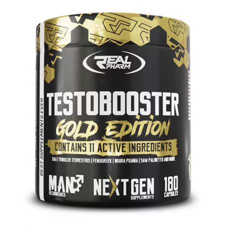 REAL PHARM TESTOBOOSTER GOLD EDITION - 180 KAPS.