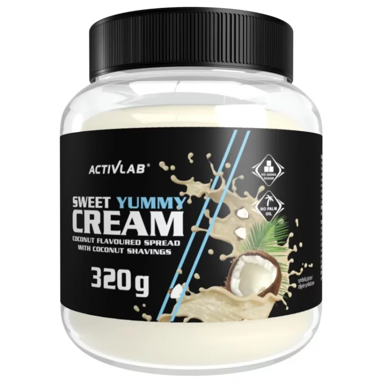 Activlab YUMMY Cream 320g o smaku kokosowym