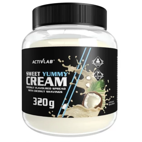 Activlab YUMMY Cream 320g o smaku kokosowym