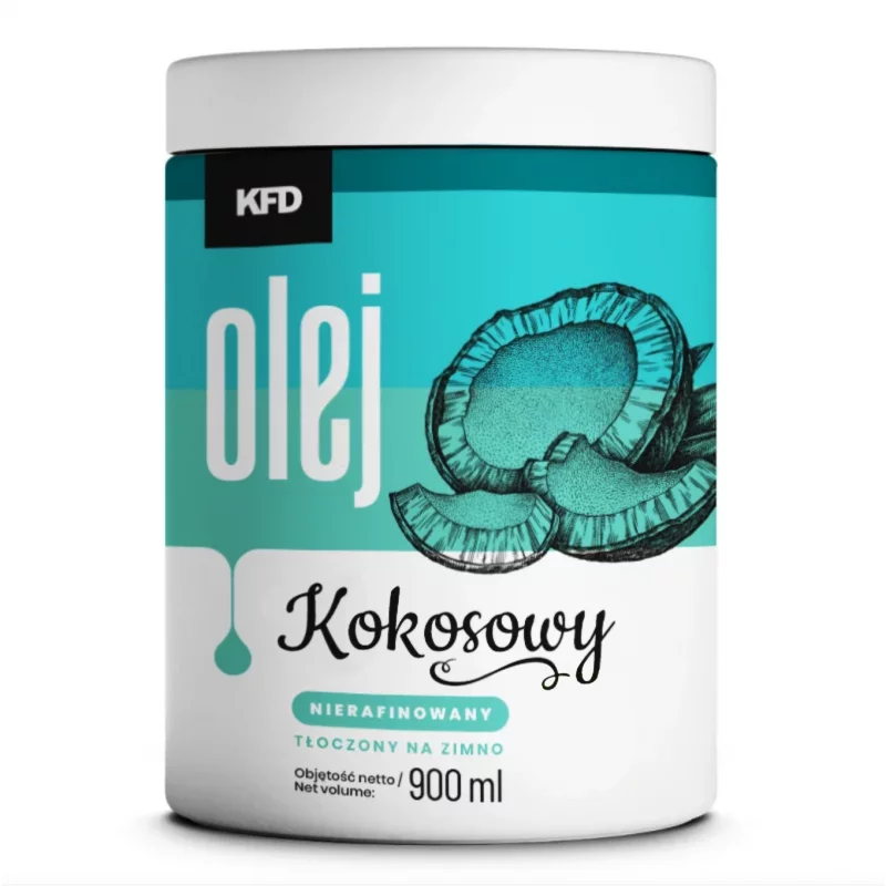 KFD Olej Kokosowy Nierafinowany - 900 ml