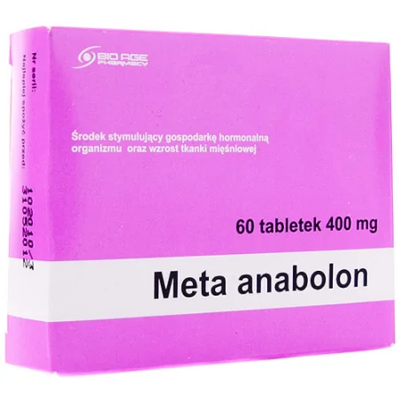 META ANABOLON 60 kaps. 400mg [Znany jak Testosterol 250 i Biosterol]