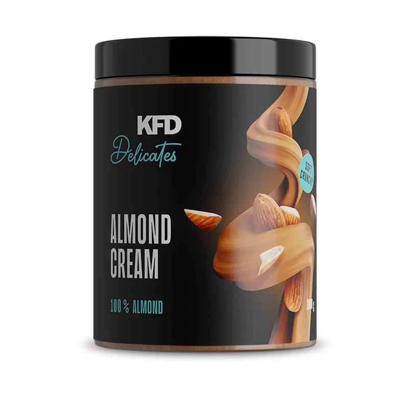 KFD Krem Orzechowy z Migdałów 100% SOFT CRUNCHY - 1000 g (I Gatunek)
