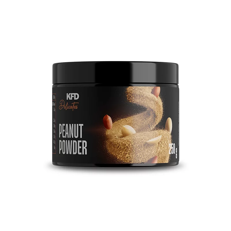 KFD DELICATES Peanut Powder - 250 g (Odtłuszczone arachidy w proszku)