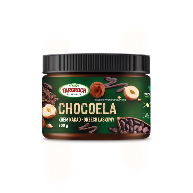 Targroch CHOCOELA - krem kakao - orzech laskowy - 300g
