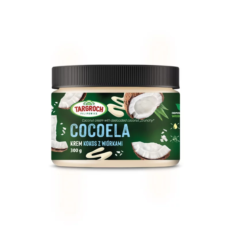 Targroch COCOELA - krem kokos z wiórkami - 300g