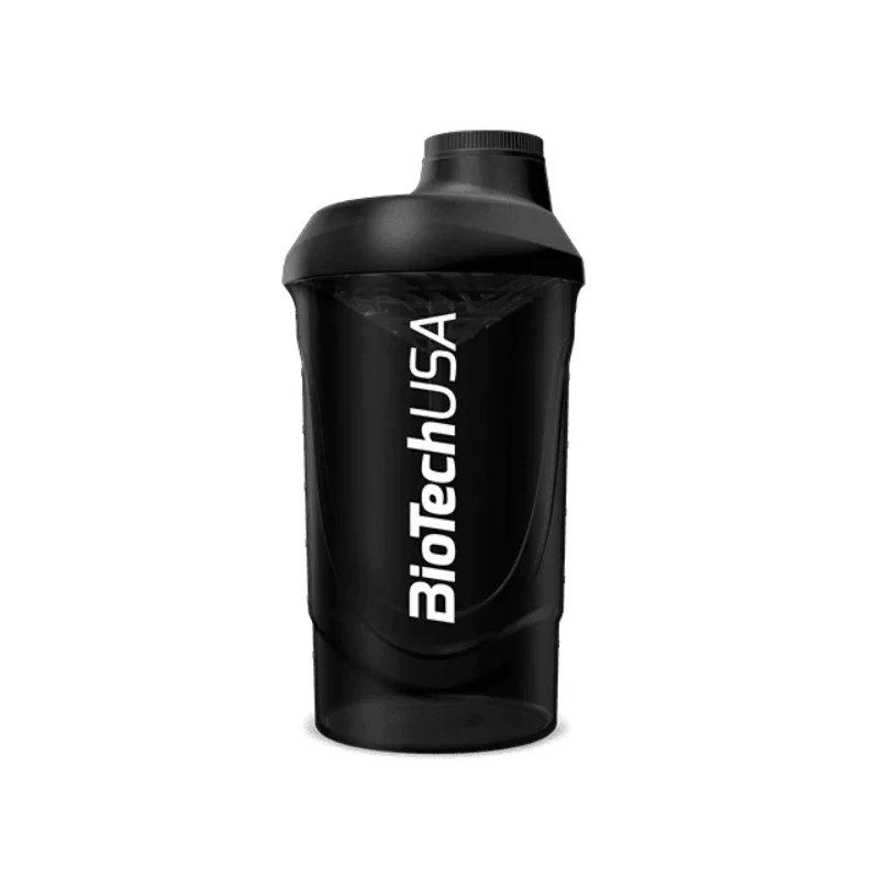Bio Tech Shaker 600 ml - Czarny (przeźroczysty)